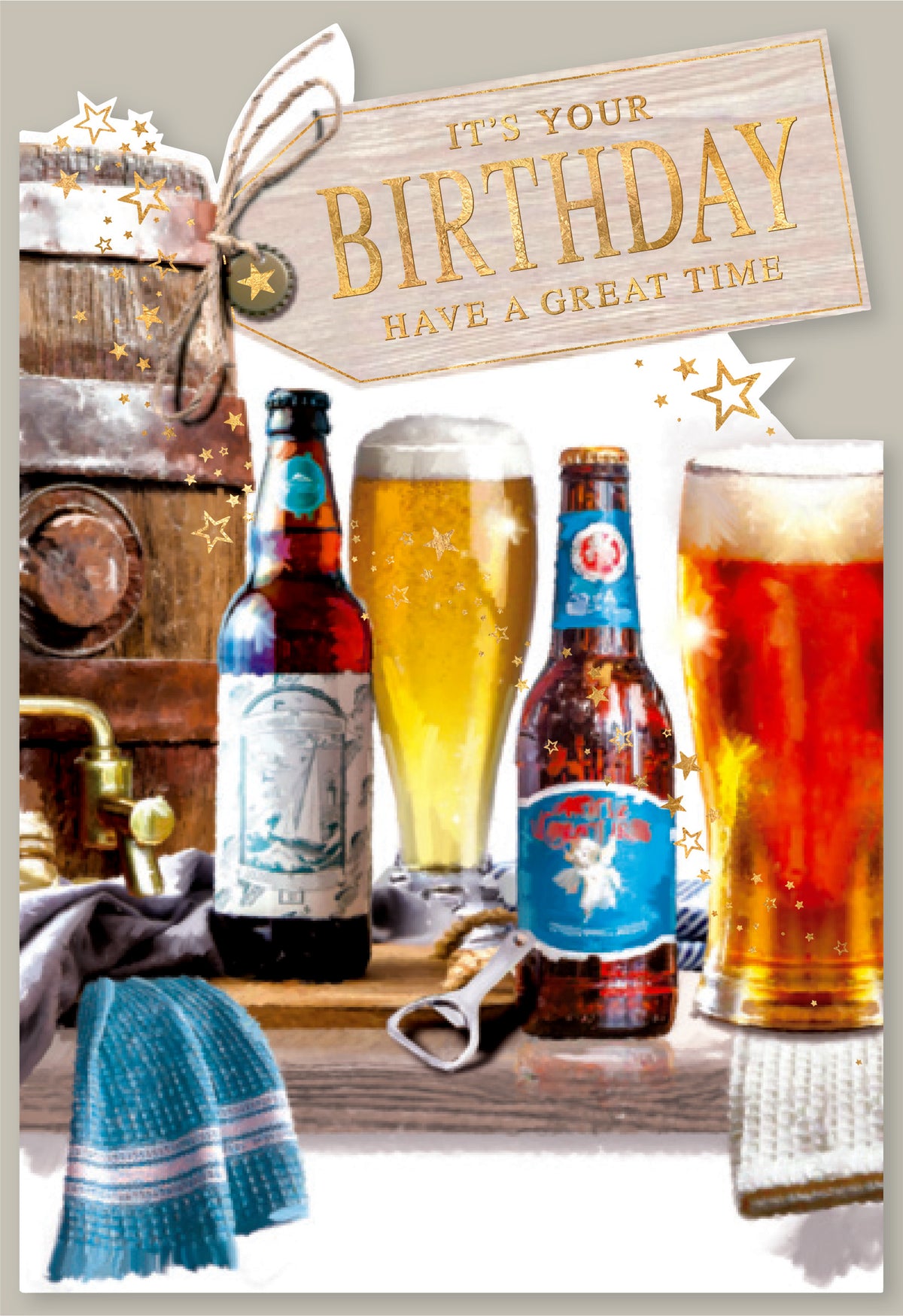 6pk Cards C50 Birthday Open - Tiger Feet Ireland