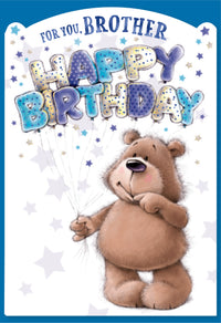 6pk Cards C50 Birthday Brother - Tiger Feet Ireland