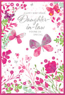 6pk Cards C50 Birthday Daughter-In-Law - Tiger Feet Ireland