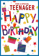 6pk Cards C50 Birthday Teenager - Tiger Feet Ireland