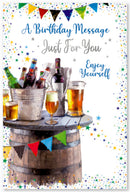 6pk Cards C75 Birthday Open - Tiger Feet Ireland