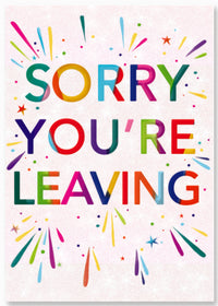 6pk Cards C50 Sorry You're Leaving - Tiger Feet Ireland