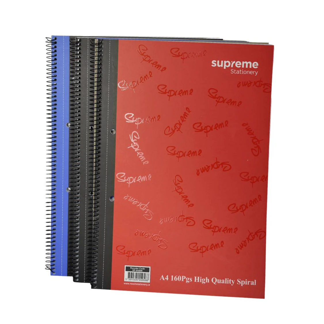 3pk A4 Spiral Pad 160pg - Tiger Feet Ireland