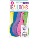 5ct Latex Balloon 12in Round Age 7 - Tiger Feet Ireland