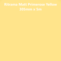Ritrama Matt Primrose Yellow Vinyl 305mm x 5m - Tiger Feet Ireland