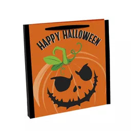 Halloween Pumpkin Woven Treat Bag 12pk - Tiger Feet Ireland