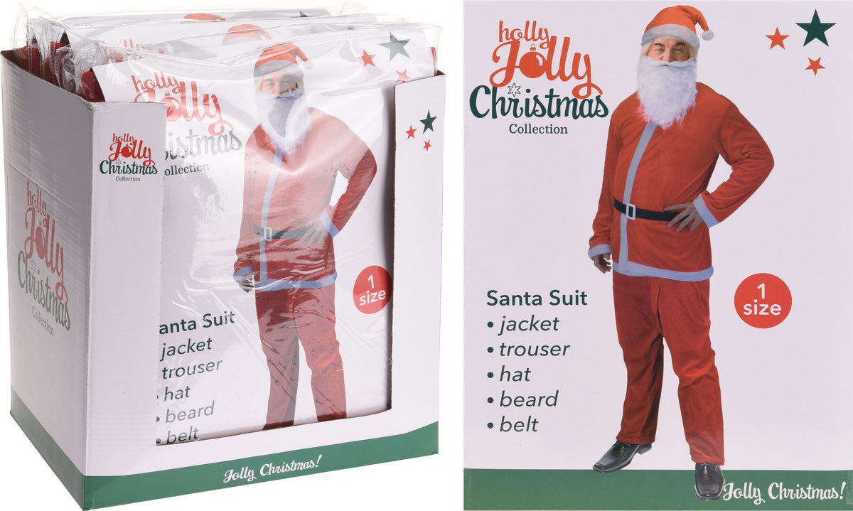 Santa Claus Suit 5pcs - Tiger Feet Ireland