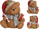 Bear With Xmas Hat Sitting 6pk - Tiger Feet Ireland