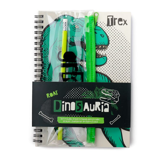 Dinosauria Ring Bound Notepad 6 Piece Set