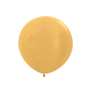 10ct Latex Balloon 24in Met Gold Sempertex - Tiger Feet Ireland