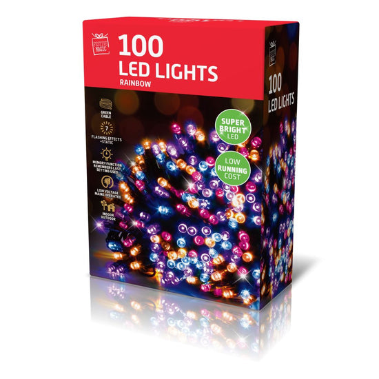 LED Lights 100 Rainbow