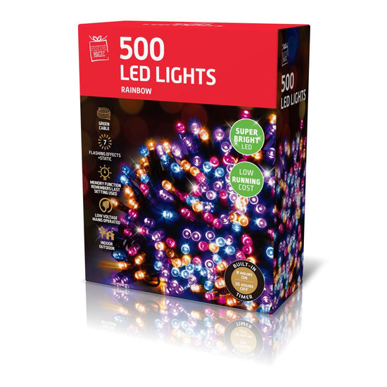 LED Lights 500 Timer Rainbow