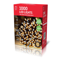 LED Lights 1000 Timer White-Warm White