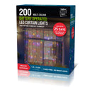 LED Timer Curtain Lights 200 Multicolour