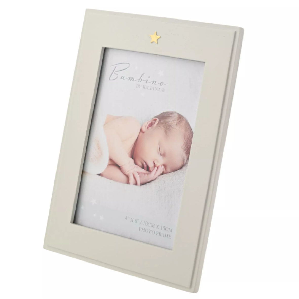 Photo Frame Bambino With Star Icon 4" x 6" - Tiger Feet Ireland