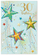 6pk Cards C50 30th Birthday - Tiger Feet Ireland