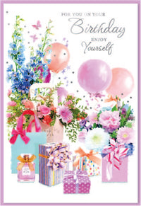 6pk Cards C50 Birthday - Tiger Feet Ireland