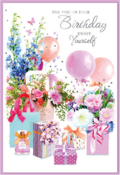 6pk Cards C50 Birthday - Tiger Feet Ireland