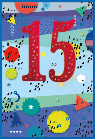 6pk Cards C50 15th Birthday - Tiger Feet Ireland