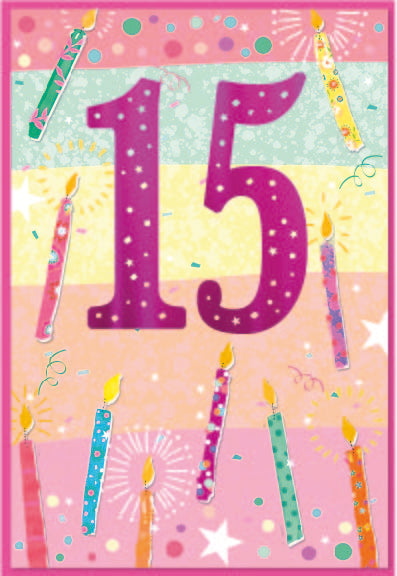 6pk Cards C50 15th Birthday - Tiger Feet Ireland