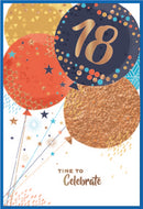 6pk Cards C50 18th Birthday - Tiger Feet Ireland