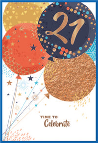 6pk Cards C50 21st Birthday - Tiger Feet Ireland