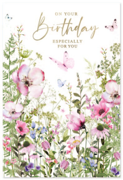 6pk Cards C50 Birthday - Tiger Feet Ireland