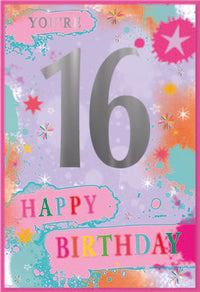 6pk Cards C50 16th Birthday - Tiger Feet Ireland