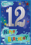 6pk Cards C50 12th Birthday - Tiger Feet Ireland