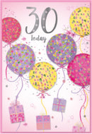 6pk Cards C50 30th Birthday - Tiger Feet Ireland