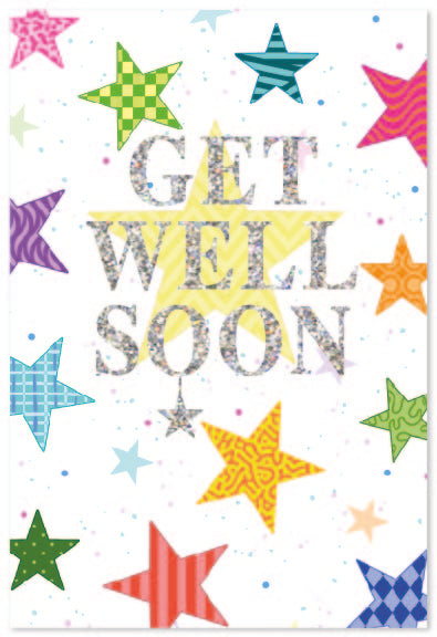 6pk Cards C50 Get Well - Tiger Feet Ireland