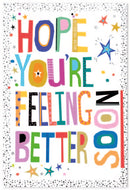 6pk Cards C50 Get Well - Tiger Feet Ireland