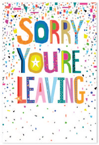 6pk Cards C50 Sorry You're Leaving - Tiger Feet Ireland