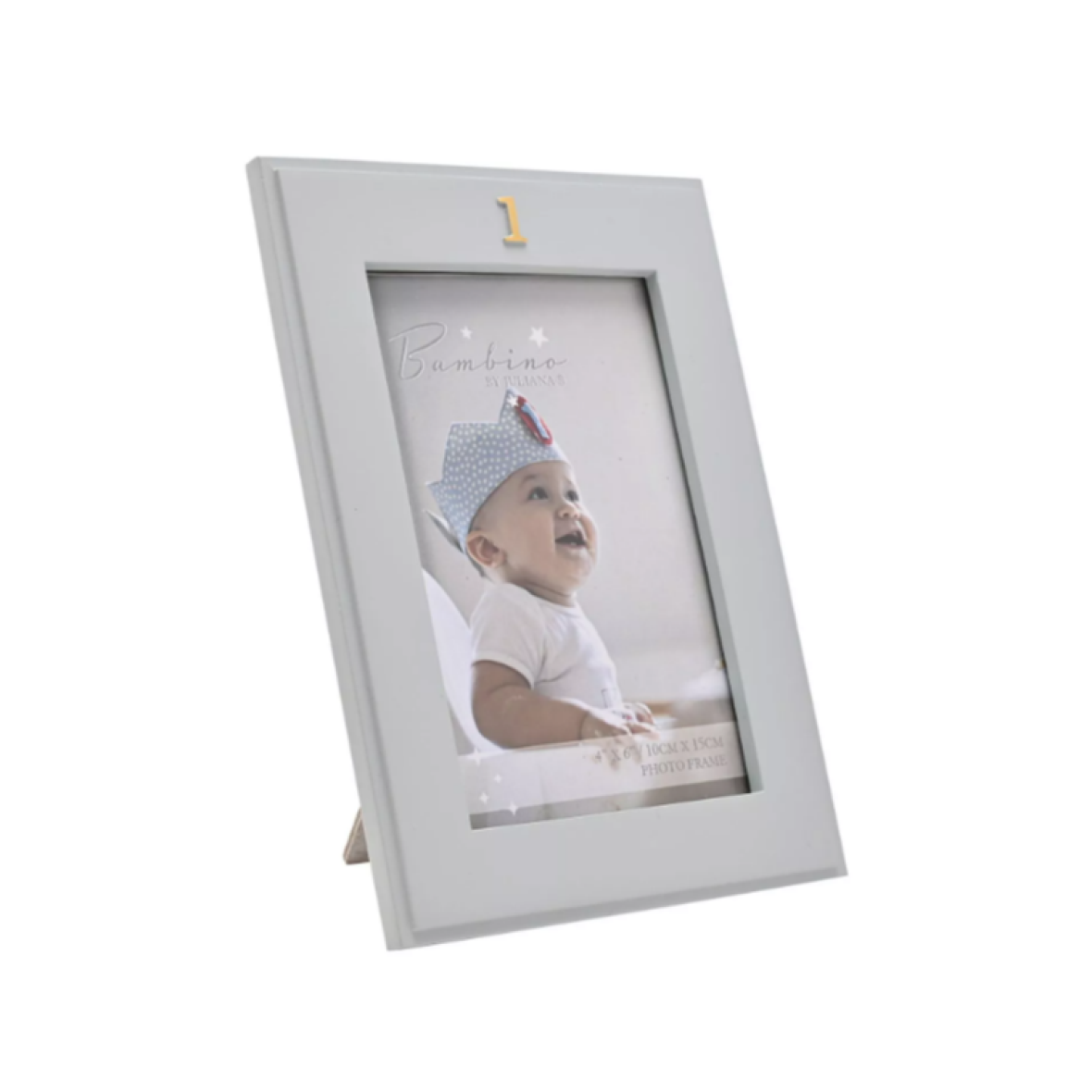 Photo Frame 1st Birthday Resin Blue 4in X 6in - Tiger Feet Ireland