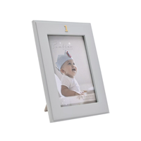 Photo Frame 1st Birthday Resin Blue 4in X 6in - Tiger Feet Ireland