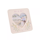 Ceramic Photo Frame 4inx4in Mr & Mrs - Tiger Feet Ireland
