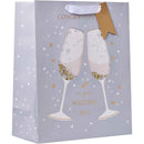 Partisan 6 Pack Gift Bag Champagne Confetti Large - Tiger Feet Ireland