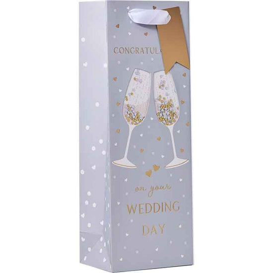 6pk Giftbags Champagne Confetti Bottle