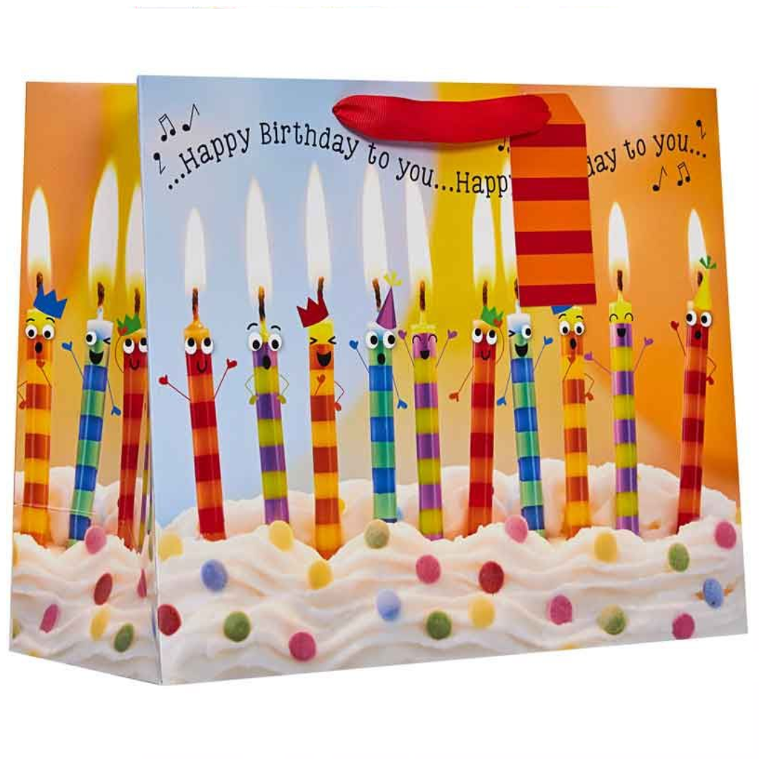 Partisan 6 Pack Gift Bag Happy Birthday M Shopper - Tiger Feet Ireland