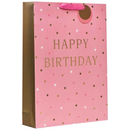 Partisan 6 Pack Gift Bag Happy Birthday Pink Xl - Tiger Feet Ireland