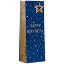 6 Pack Gift Bag Happy Birthday Blue Bottle - Tiger Feet Ireland