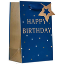 Partisan 6 Pack Gift Bag Happy Birthday Blue Small - Tiger Feet Ireland