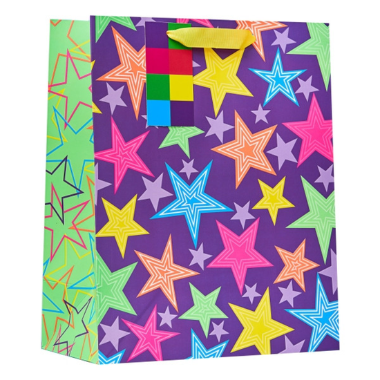 6pk Giftbags Stars Large