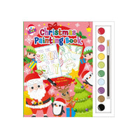 Activity Xmas Colouring Book & Paint Set 12pk