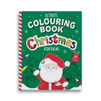Eurowrap Colouring Book Christmas 12pk