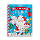 Xmas Sticker By Numbers Book 12pk