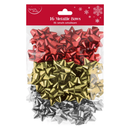 16pcs Bows Metallic Trad Mix 12pk - Tiger Feet Ireland