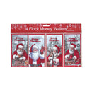 4pcs Velvet Money Wallet Christmas Santa 12pk - Tiger Feet Ireland