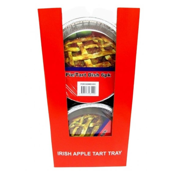 6pk Foil Pie Tart Dish 8in