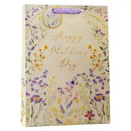 Gift Bags Mother's Day Wild Flower Extra Large 6pk - Tiger Feet Ireland